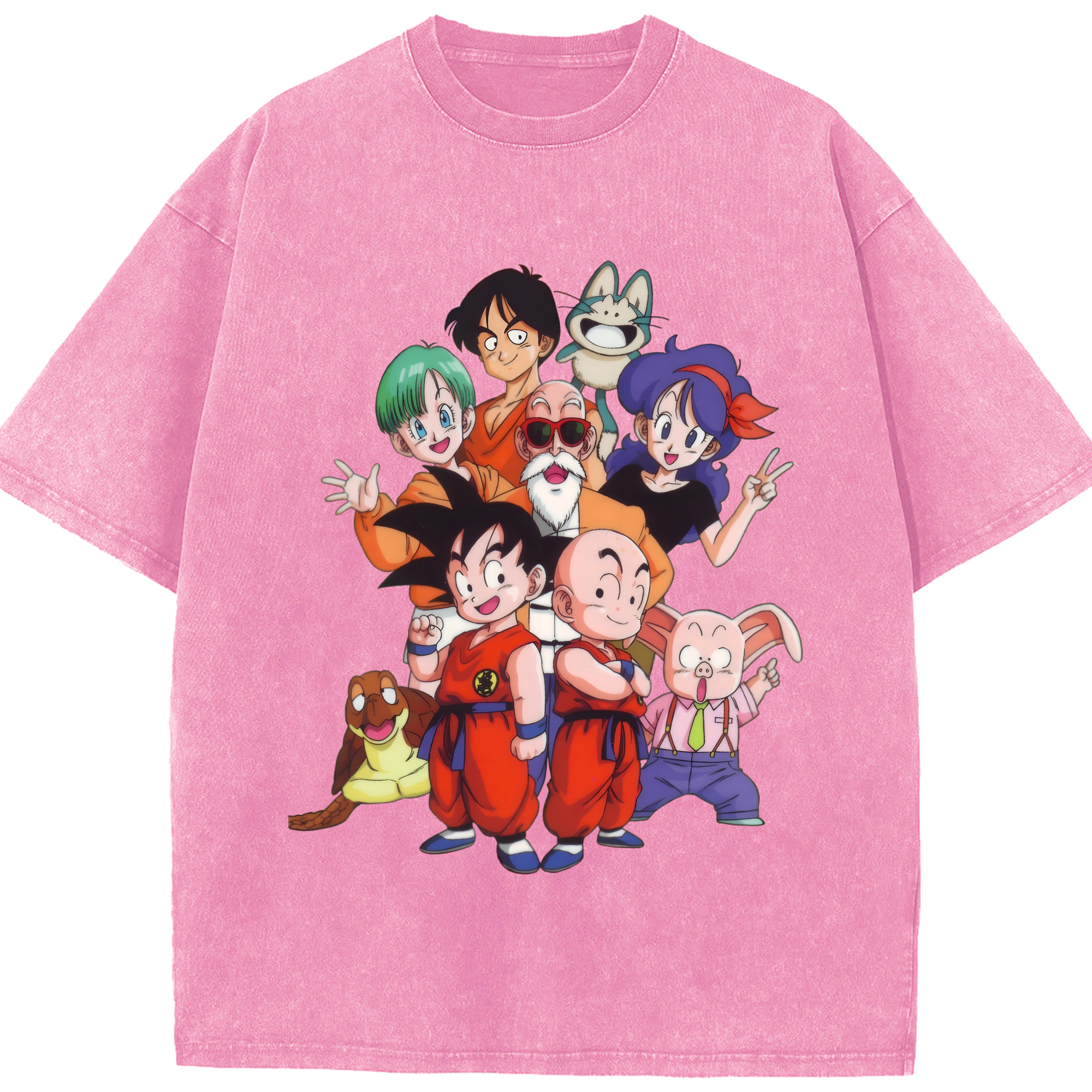 （画像用） ドラゴンボール DRAGON BALL 綿100% ヴィンテージ風 半袖Tシャツ（フロントプリント）